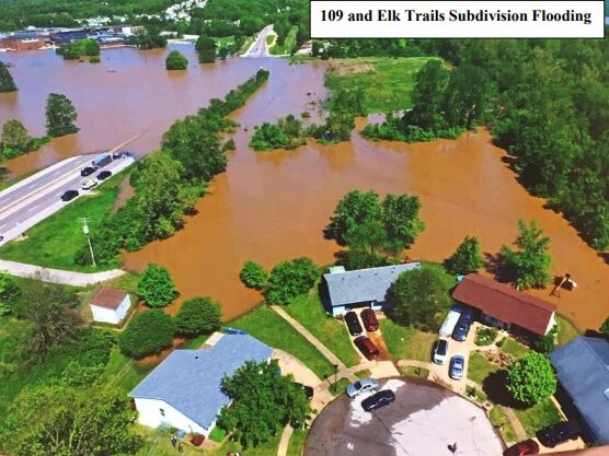 Elk Trails flooding